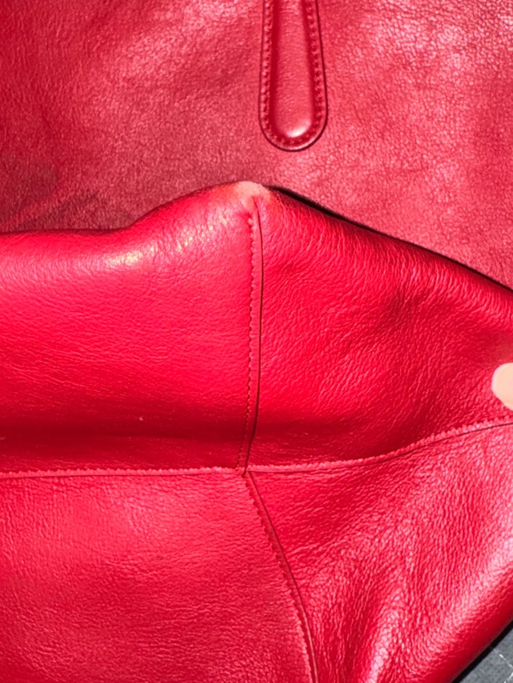 Mansur Gavriel Red Everyday Soft Tote Bag Leather - Picture 7 of 7